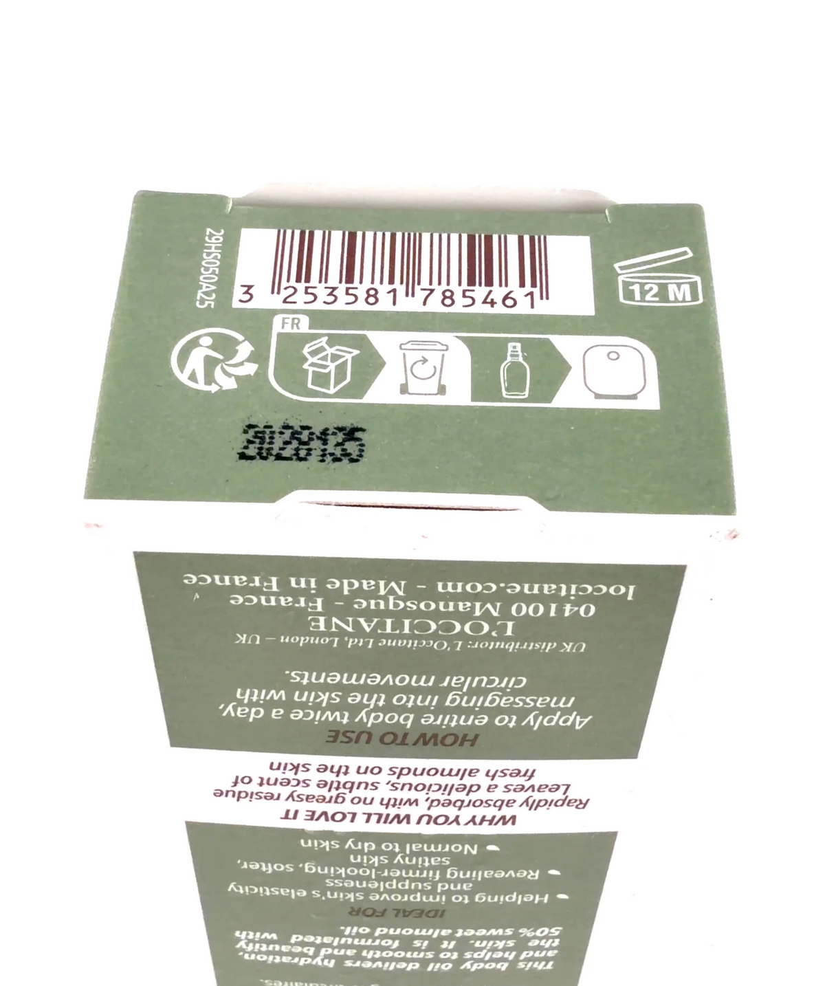 Loccitane AMANDE HUILE SOUPLESSE SUPPLE SKIN OIL, size 50ml — detail
