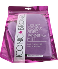 iconic bronze Luxury Double Sided Tanning Mitt — front