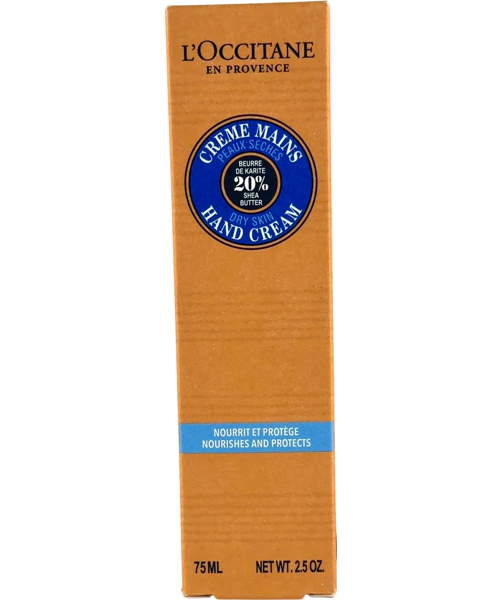 Loccitane CREME MAINS HAND CREAM, size 75ml — front