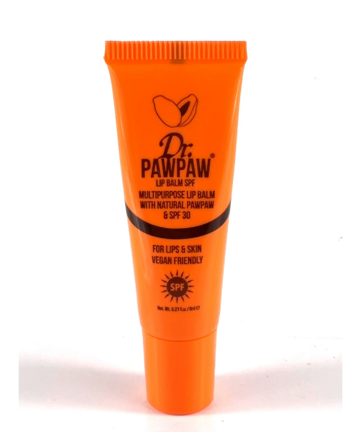 Dr. PawPaw LIPBALM, size 8ml — label