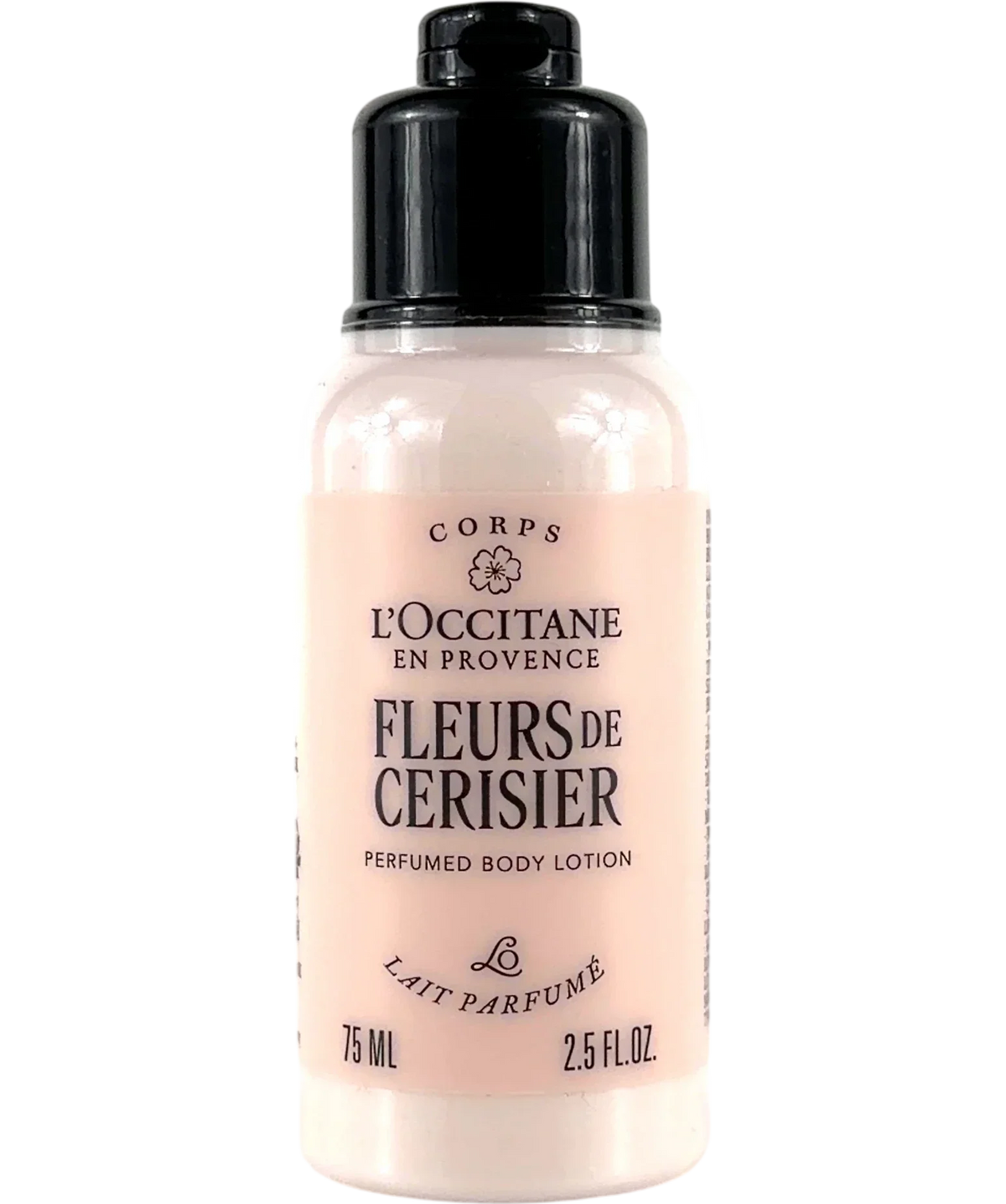 Loccitane Fleurs de Cerisier (Cherry Blossom) Perfumed Body Lotion, size 75ml — front
