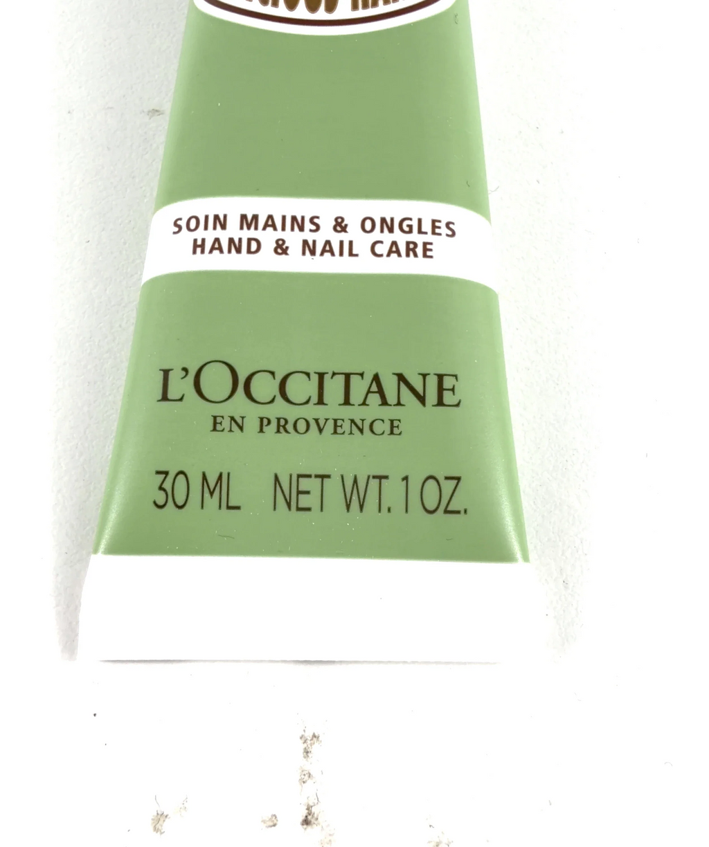Loccitane AMANDE MAINS A CROQUER DELICIOUS HANDS, size 30ml — care label