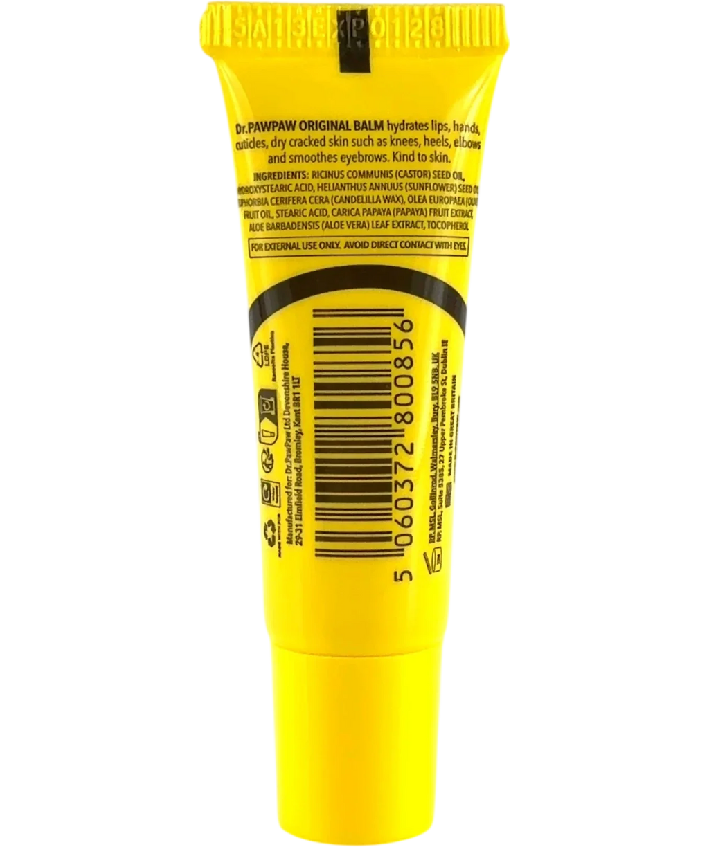 Dr. PawPaw ORIGINAL BALM, size 10ml — back