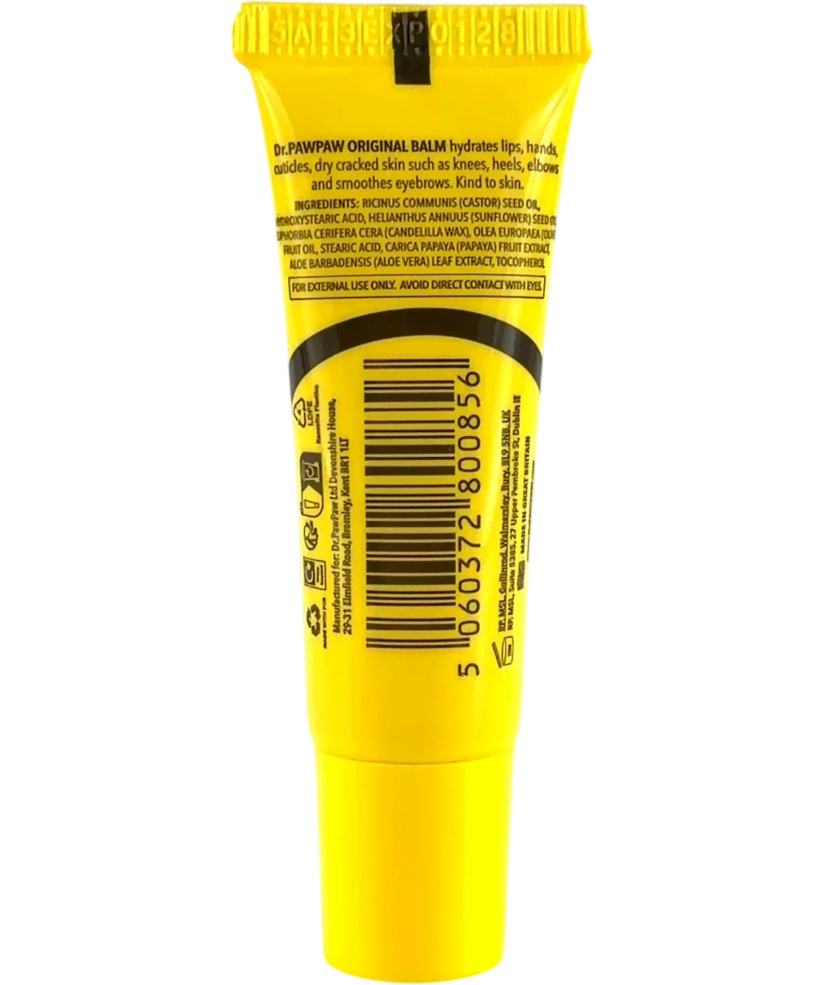 Dr. PawPaw ORIGINAL BALM, size 10ml — back