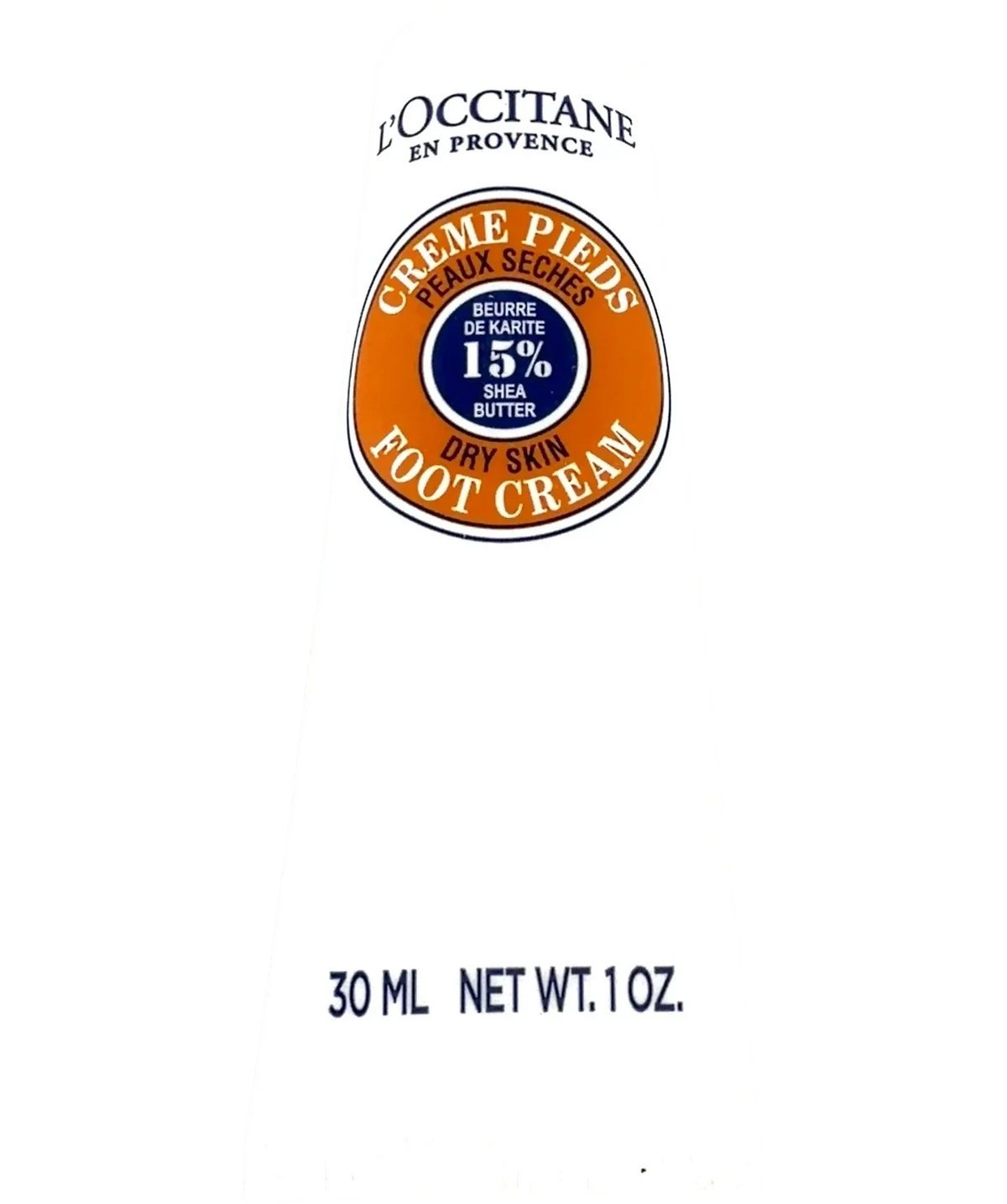 Loccitane Shea Butter Foot Cream 30ml, size 30ml — front