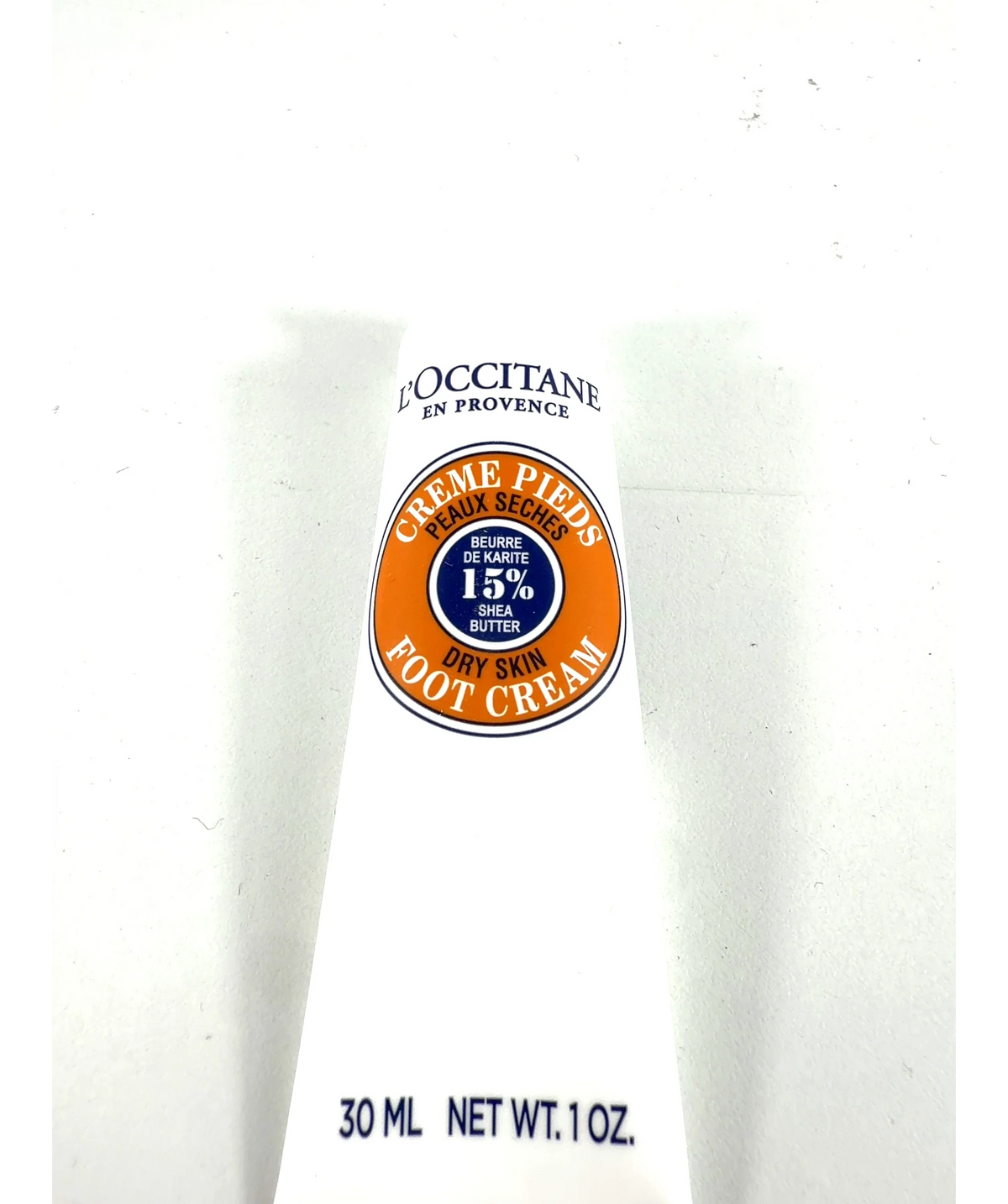 Loccitane Shea Butter Foot Cream 30ml, size 30ml — label