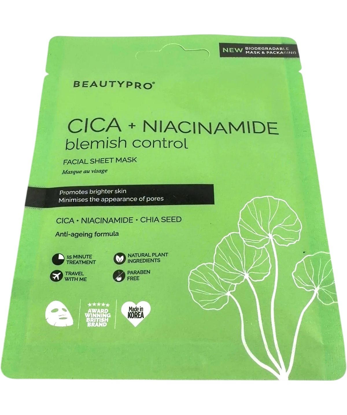 Beauty Pro CICA + NIACINAMIDE blemish control, size 22ml — front