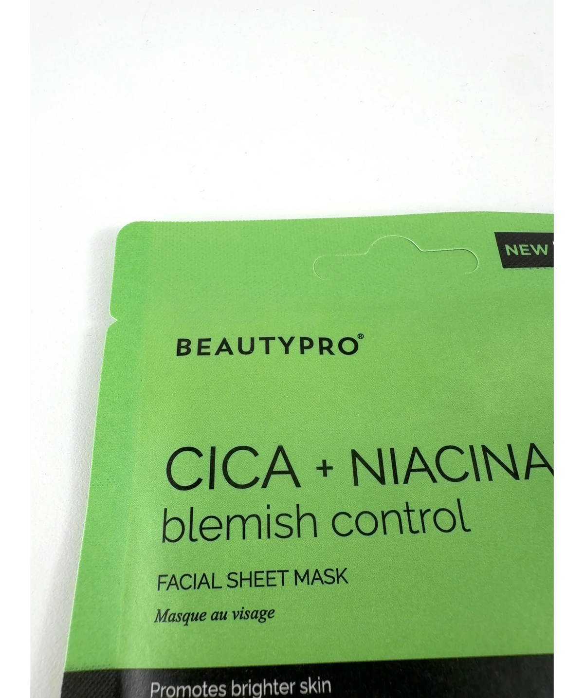 Beauty Pro CICA + NIACINAMIDE blemish control, size 22ml — label