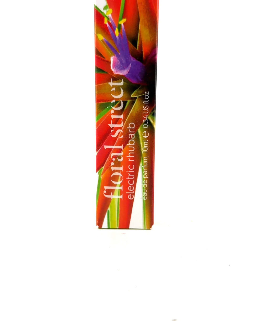 FLORAL STREET electric rhubarb, size 10ml — label