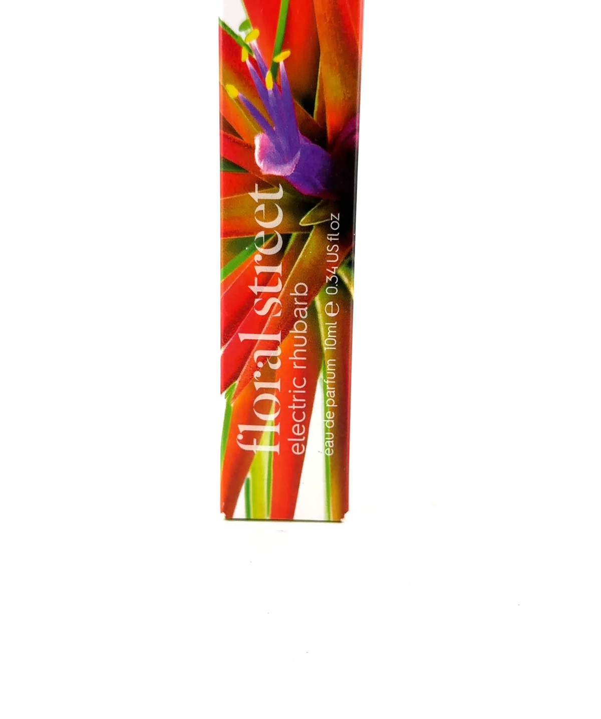 FLORAL STREET electric rhubarb, size 10ml — care label
