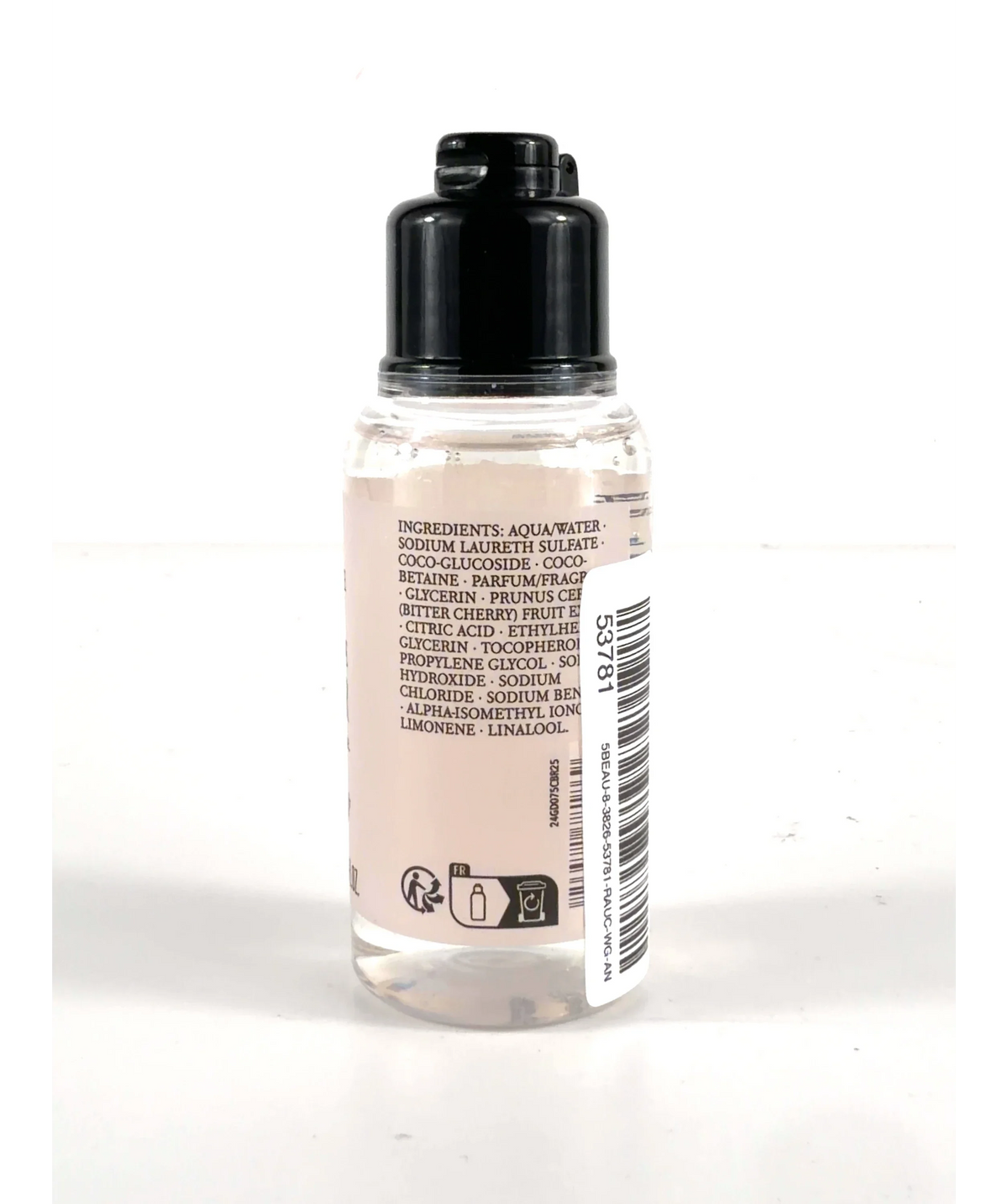 Loccitane Fleurs de Cerisier (Cherry Blossom) Perfumed Shower Gel, size 75ml — fabric detail