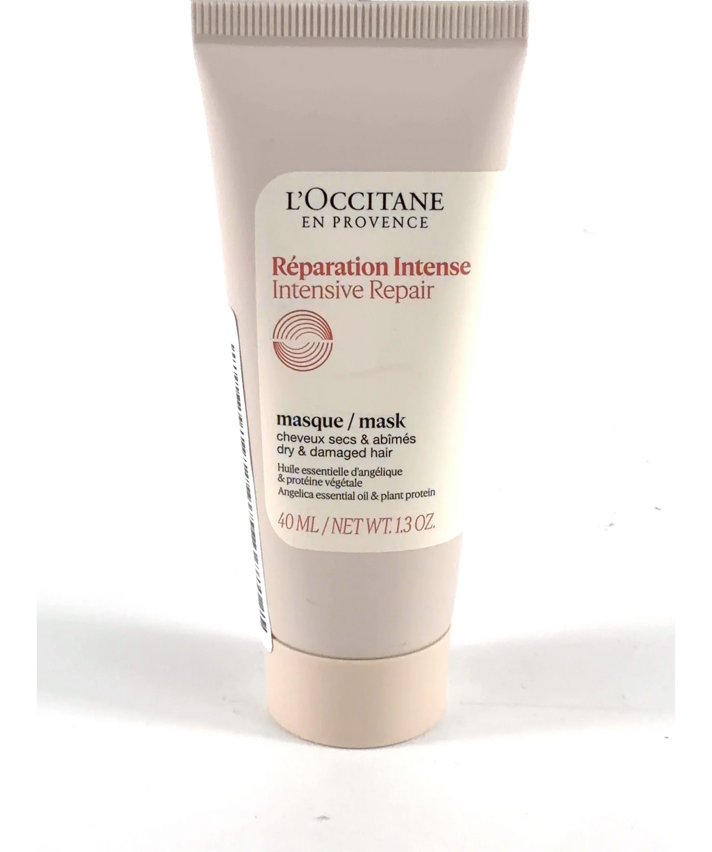 Loccitane Intensive Repair Hair Mask, size 40ml — label
