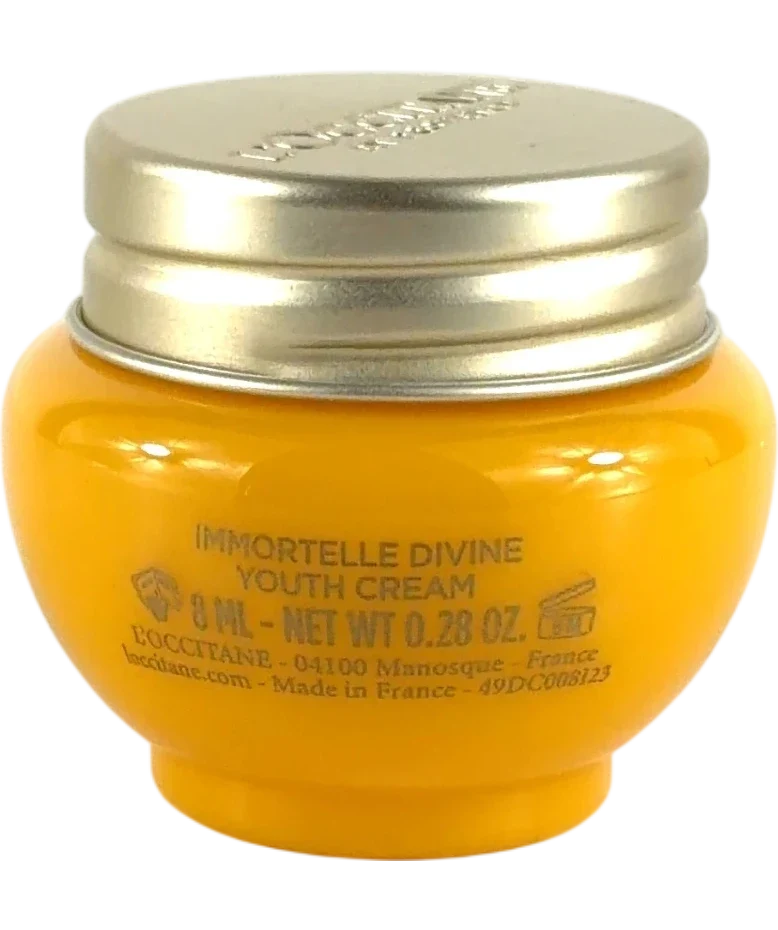 Loccitane Immortelle Divine Youth Cream, size 8ml — back