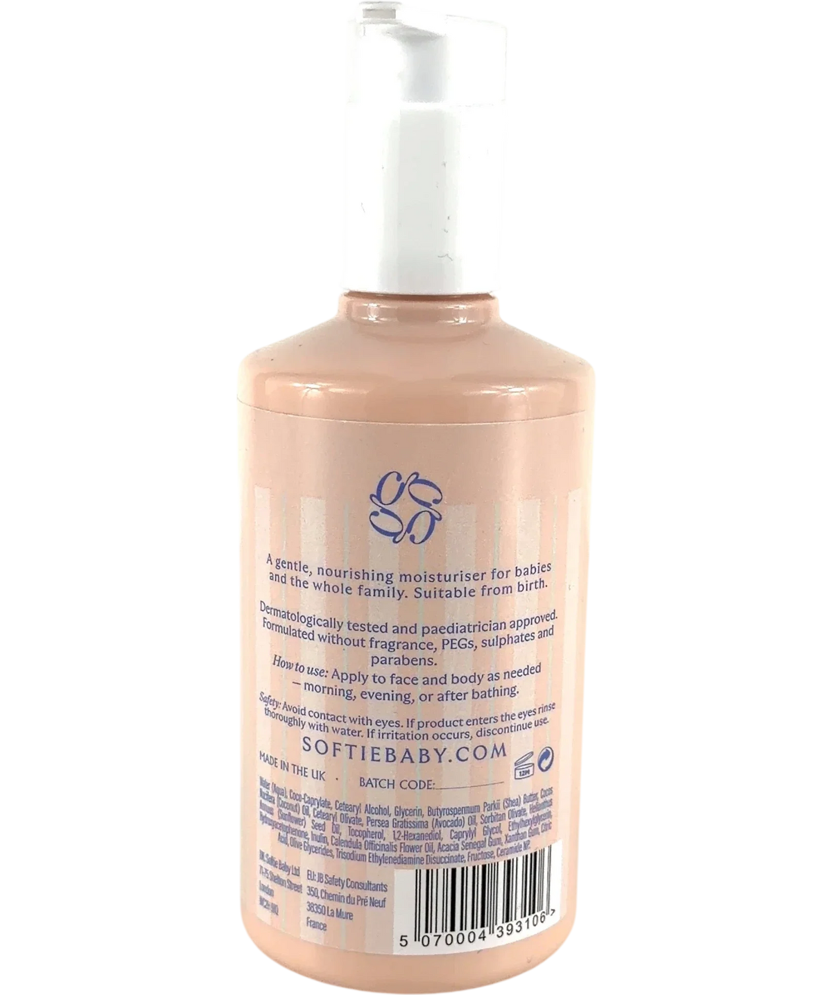 Softie Cloud Cream, size 300ml — back