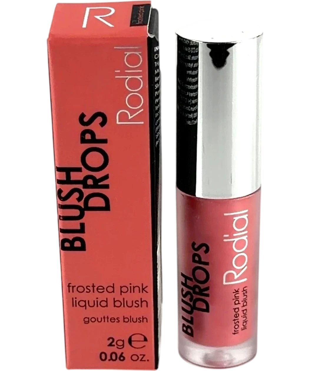 Rodial frosted pink BLUSH DROPS, size 2g — front