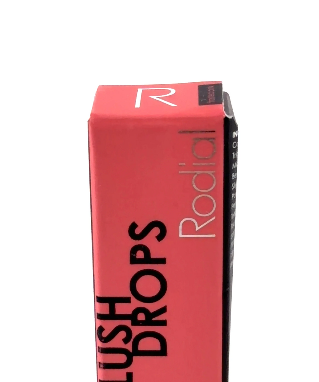 Rodial frosted pink BLUSH DROPS, size 2g — label