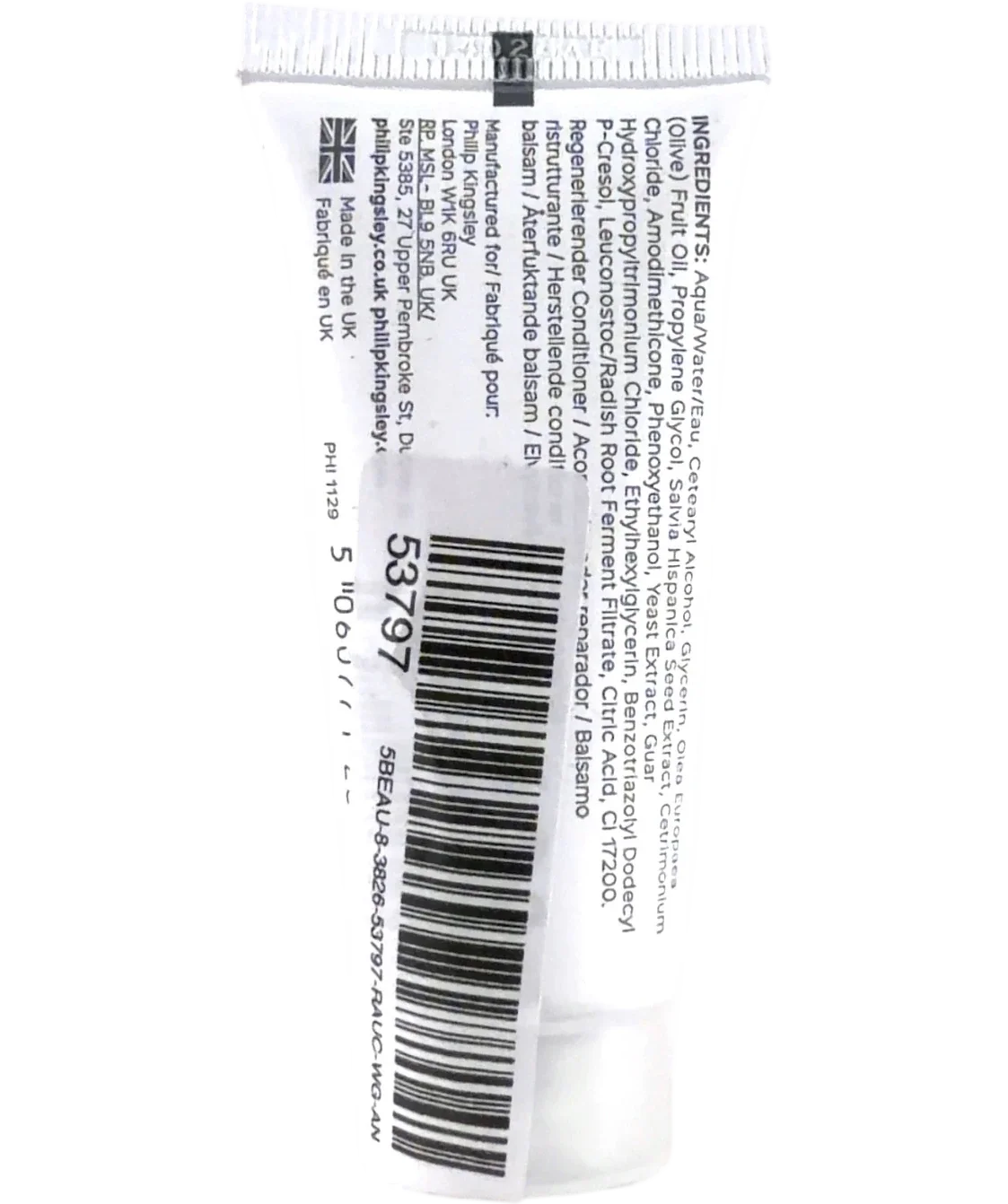 Philip Kingsley Elasticizer Booster Restoring Conditioner, size 20ml — back