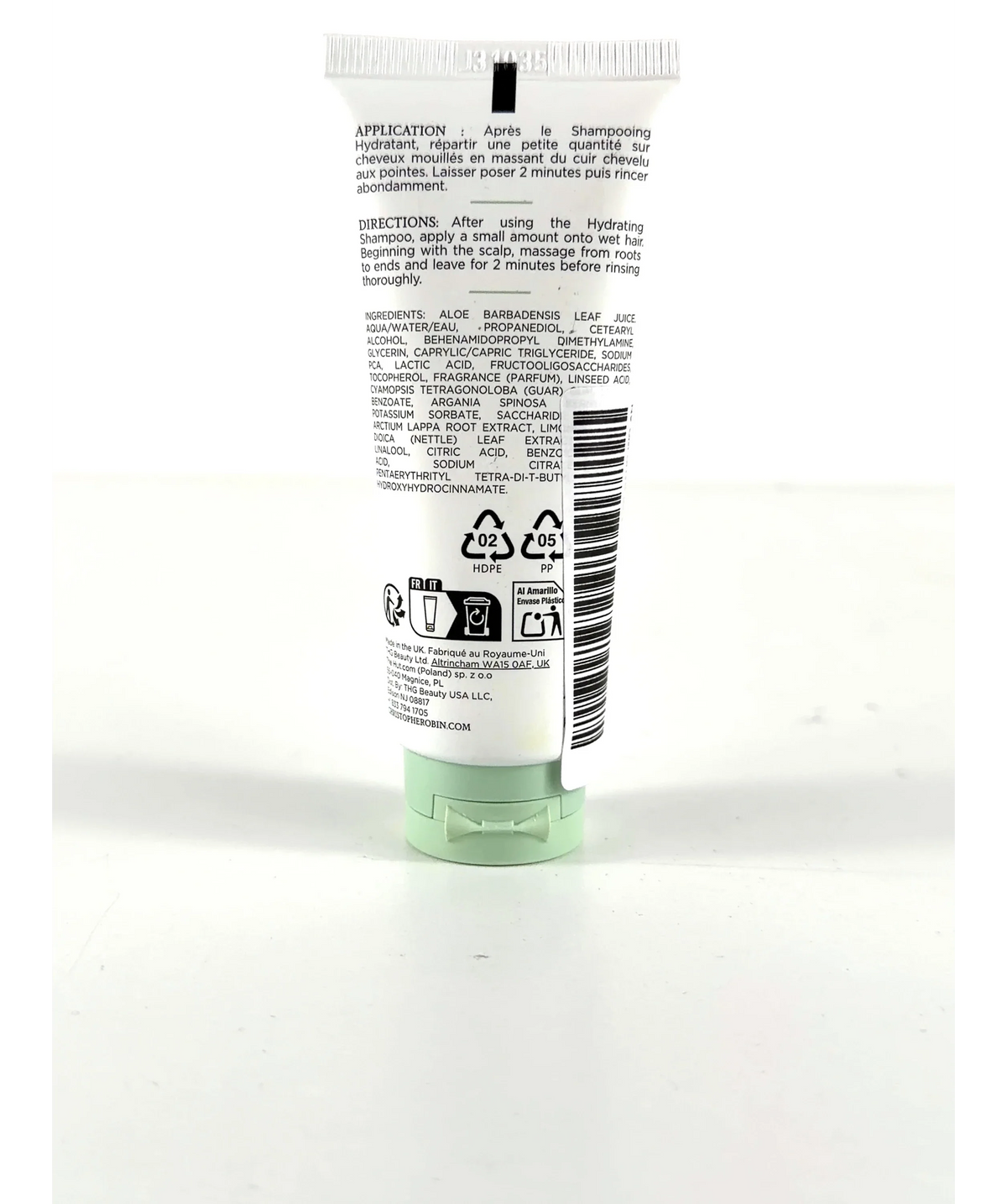 Christophe Robin Hydrating Melting Mask with Aloe Vera, size 40ml — detail