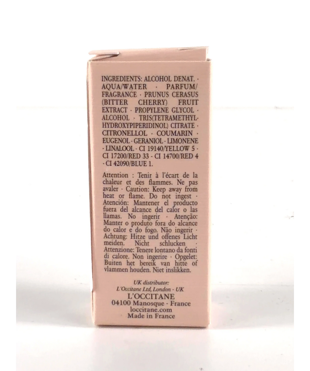 Loccitane FLEURS DE CERISIER, size 7.5ml — fabric detail