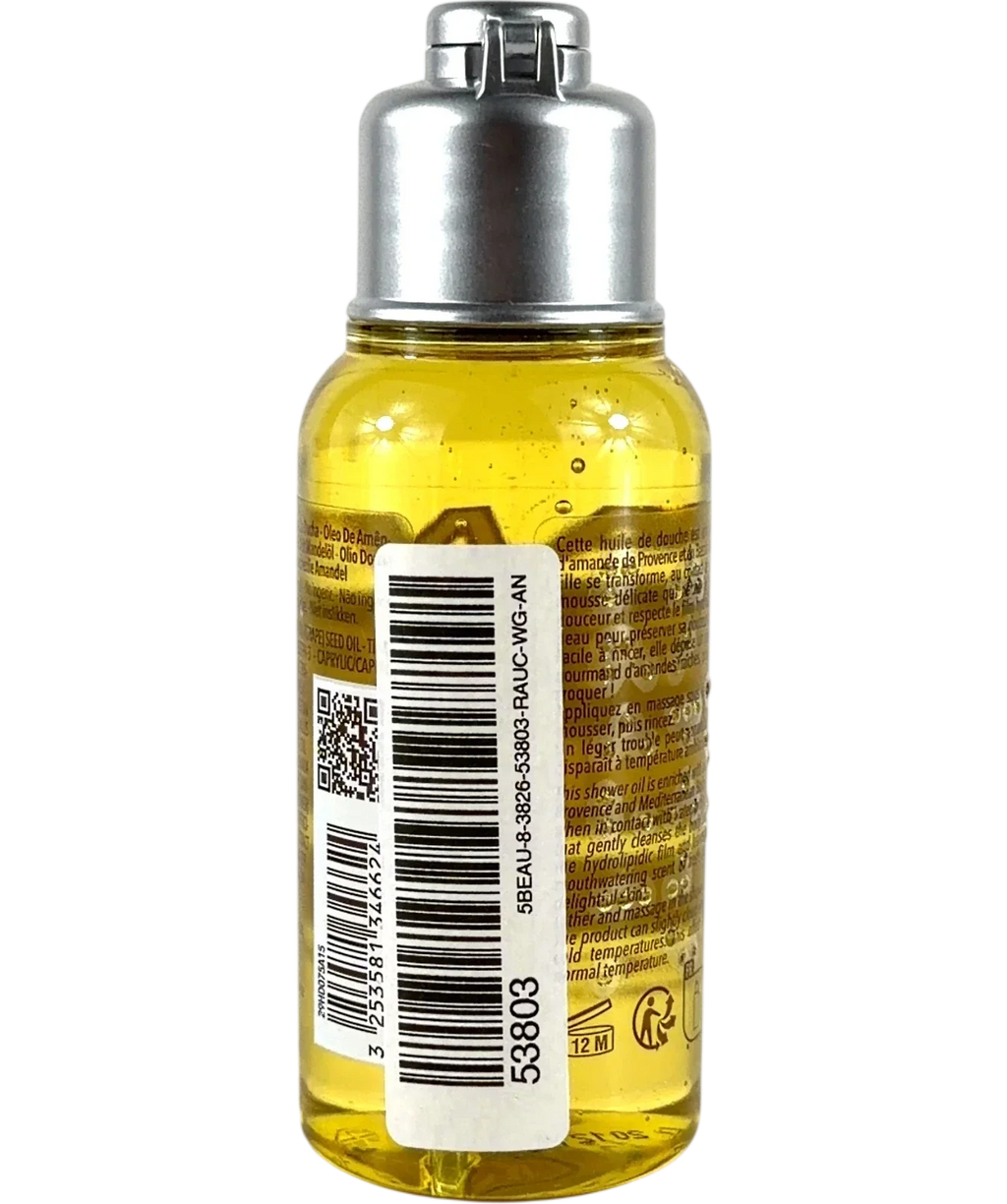 Loccitane AMANDE HUILE DE DOUCHE SHOWER OIL, size 75ml — back