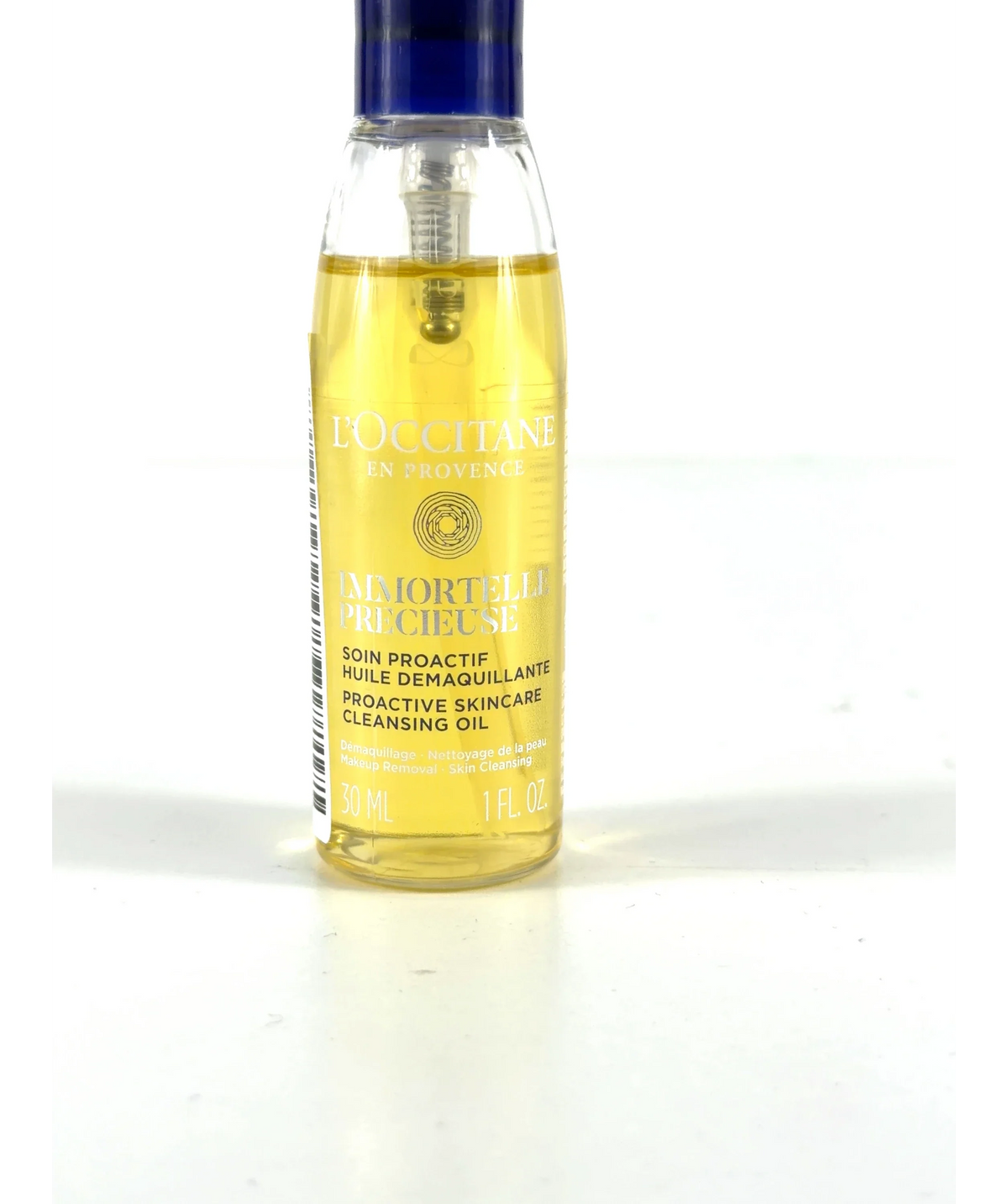 Loccitane Immortelle Precious Cleansing Oil, size 30ml — care label