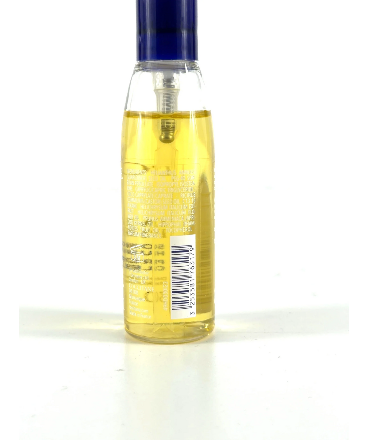 Loccitane Immortelle Precious Cleansing Oil, size 30ml — fabric detail