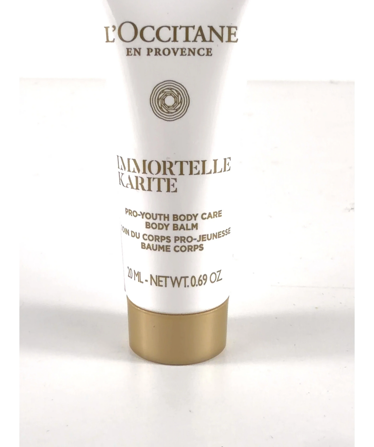 Loccitane IMMORTELLE KARITE, size 20ml — care label