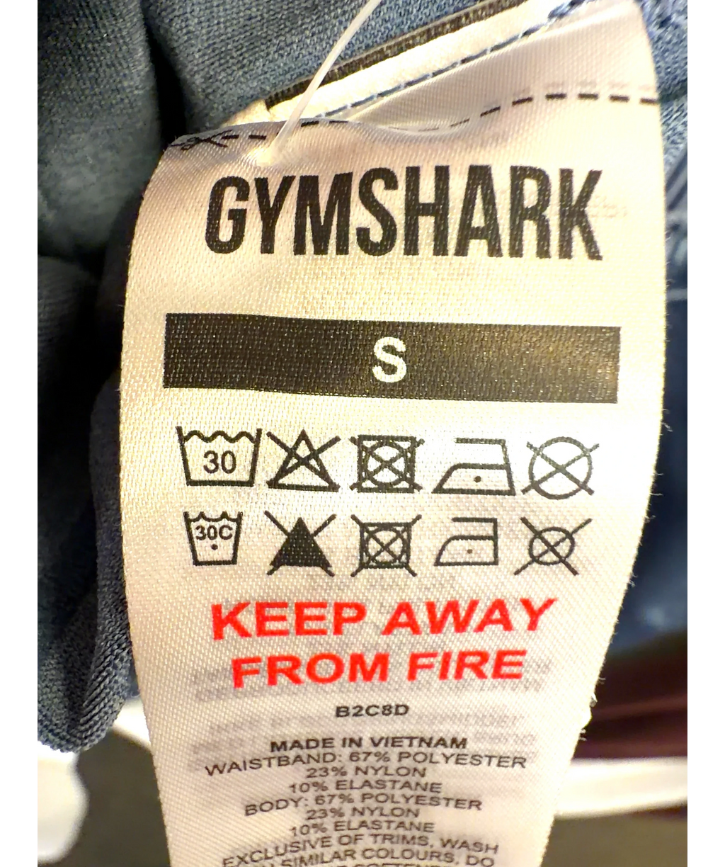 GYMSHARK Blue Colour, size UK S — detail
