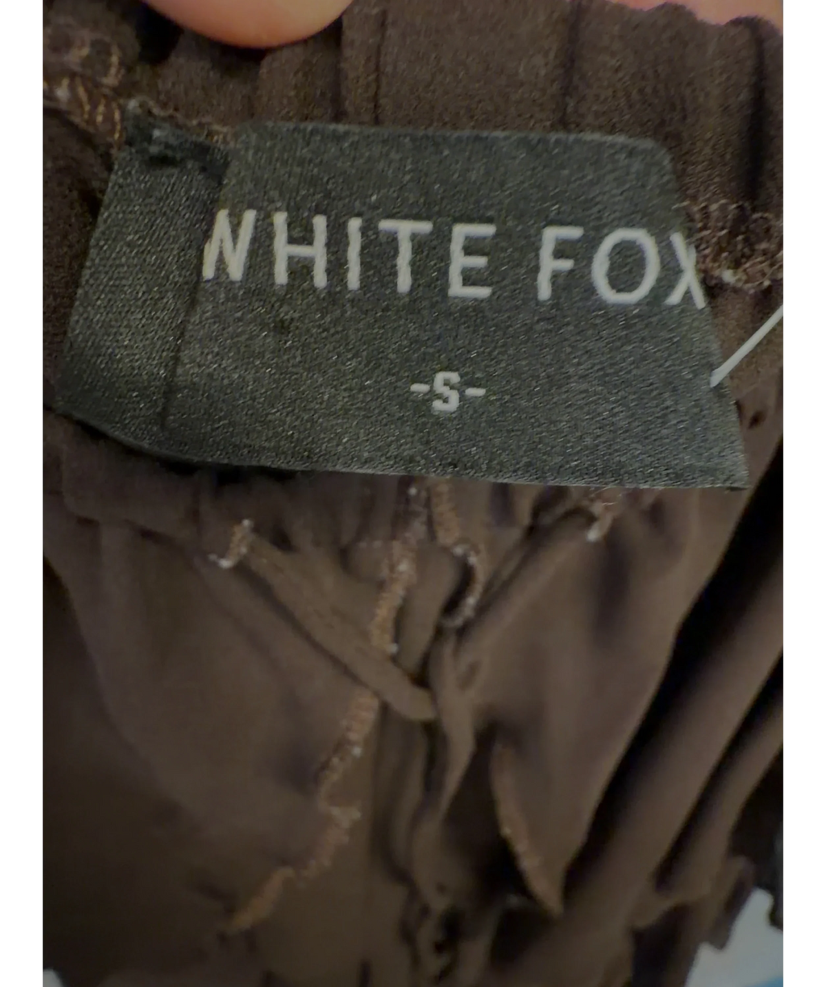 WHITE FOX Brown Colour, size UK S — detail