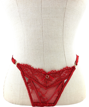 Lounge Adore G-String Red UK S