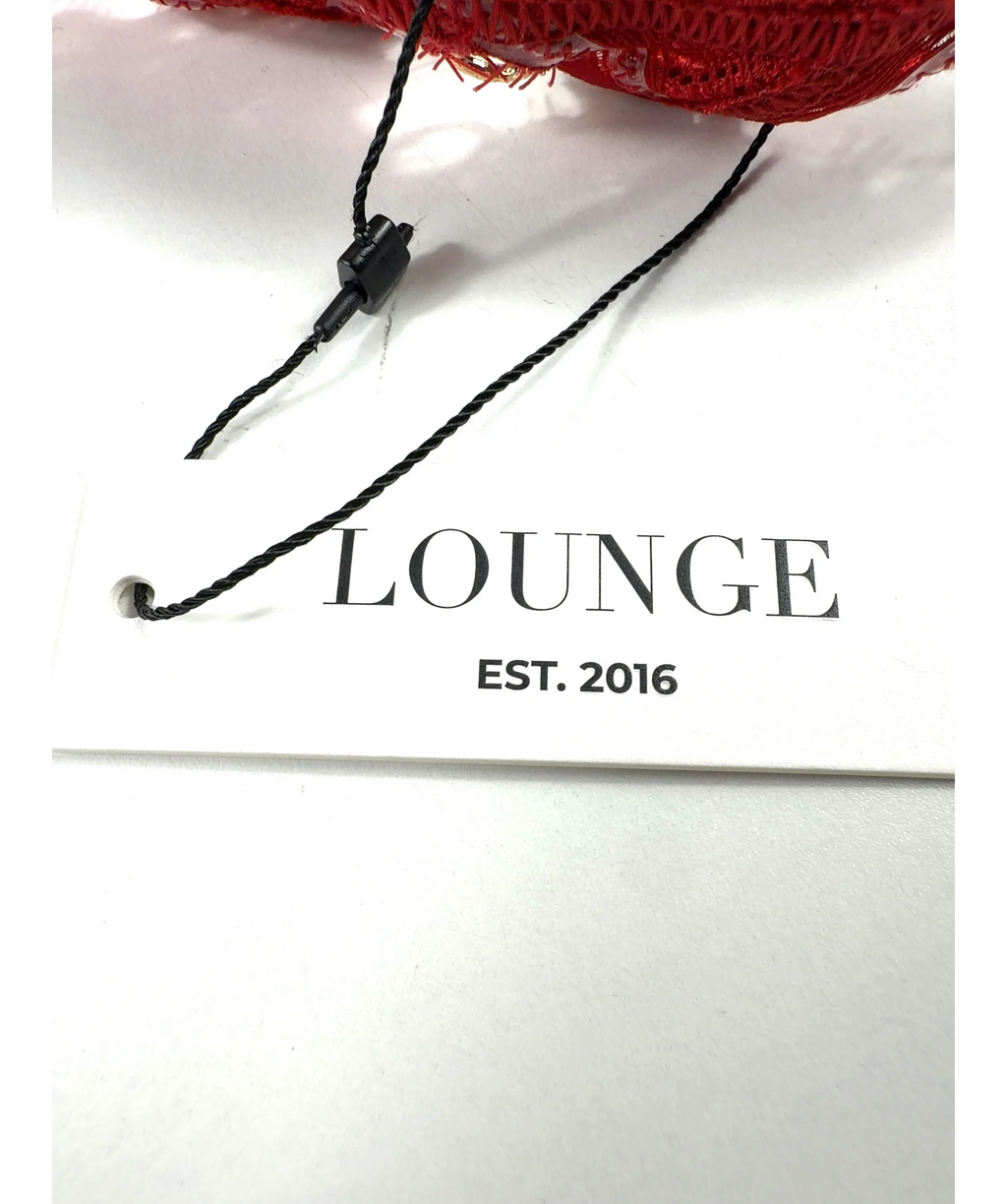 LOUNGE Red Adore G-String, size UK S — detail