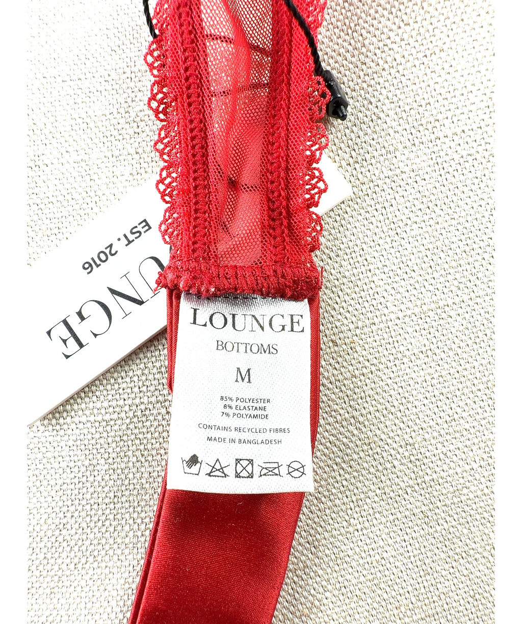 LOUNGE Red Colour, size UK M — label