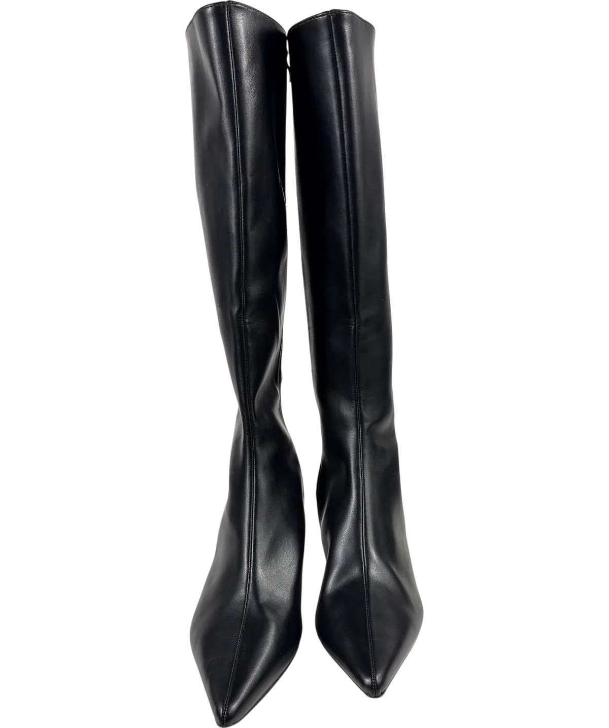 WHITE FOX Black Rosalina Knee High Boots, size UK 6 EU 39 👠 — detail