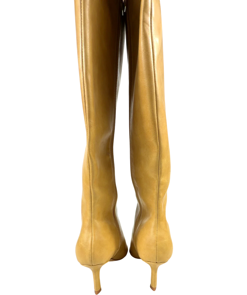 WHITE FOX Yellow Colour, size UK 6 EU 39 👠 — back