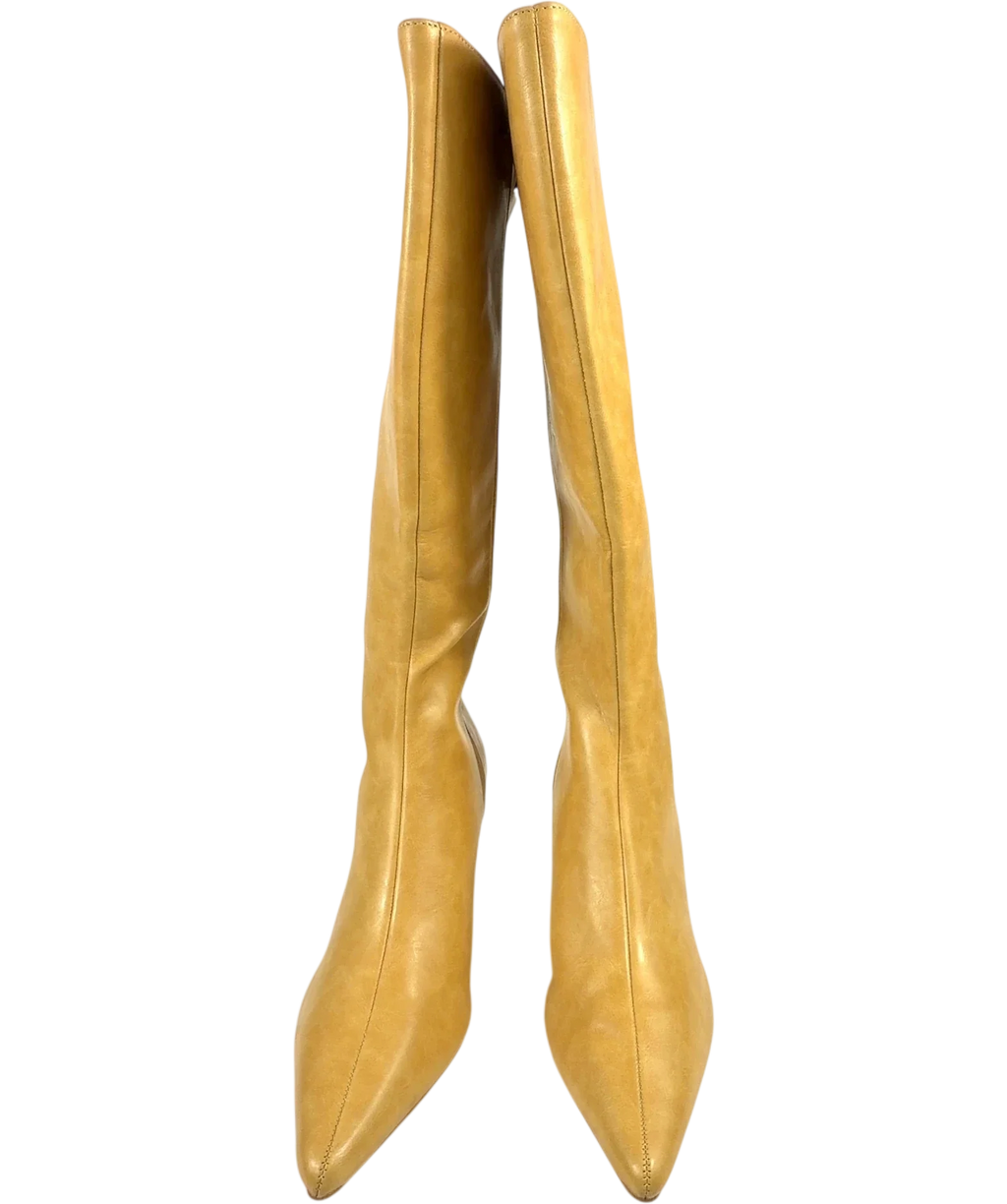 WHITE FOX Yellow Colour, size UK 6 EU 39 👠 — detail