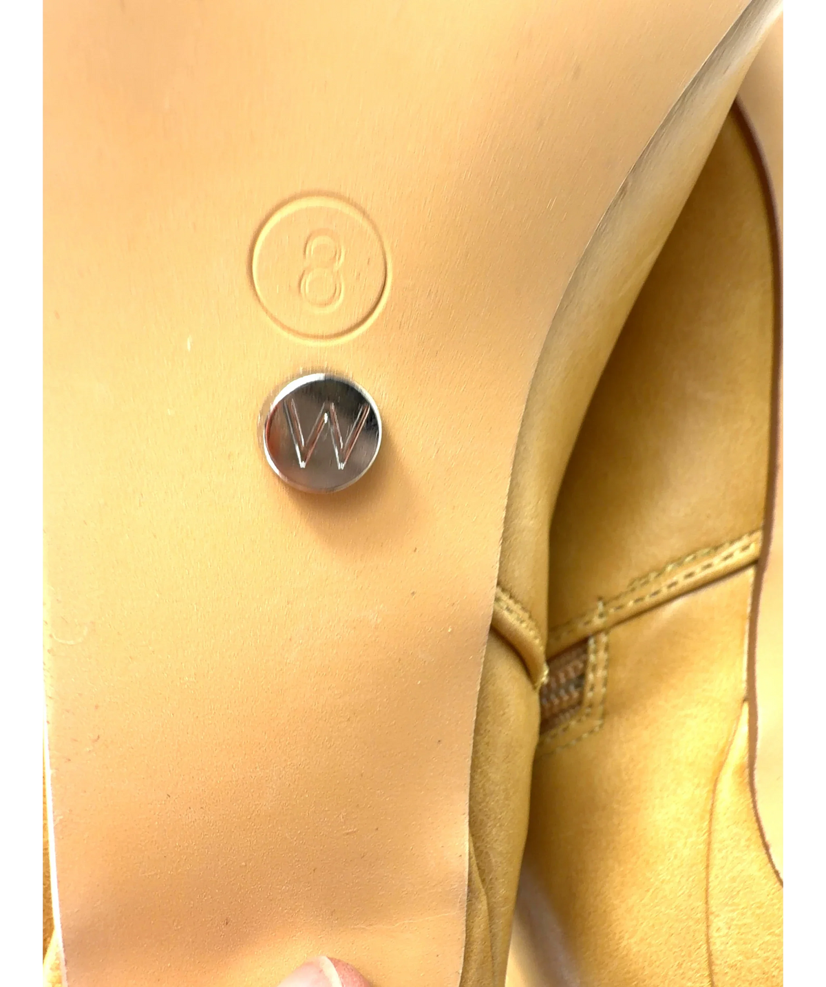 WHITE FOX Yellow Colour, size UK 6 EU 39 👠 — care label