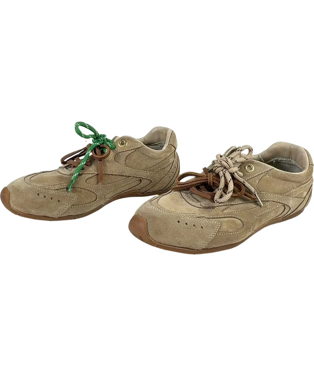 Bronx Beige Myr-aa Low Top Sneaker, size UK 6 EU 39 👠 — label
