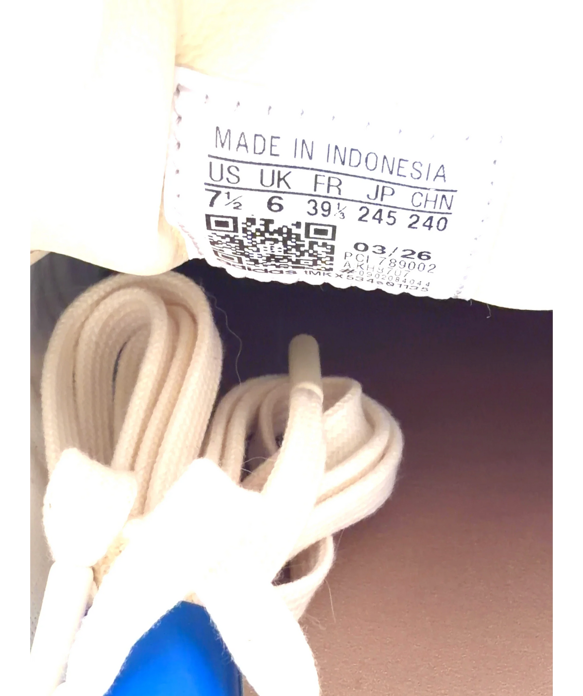 adidas Cream Colour, size UK 6 EU 39 👠 — additional view