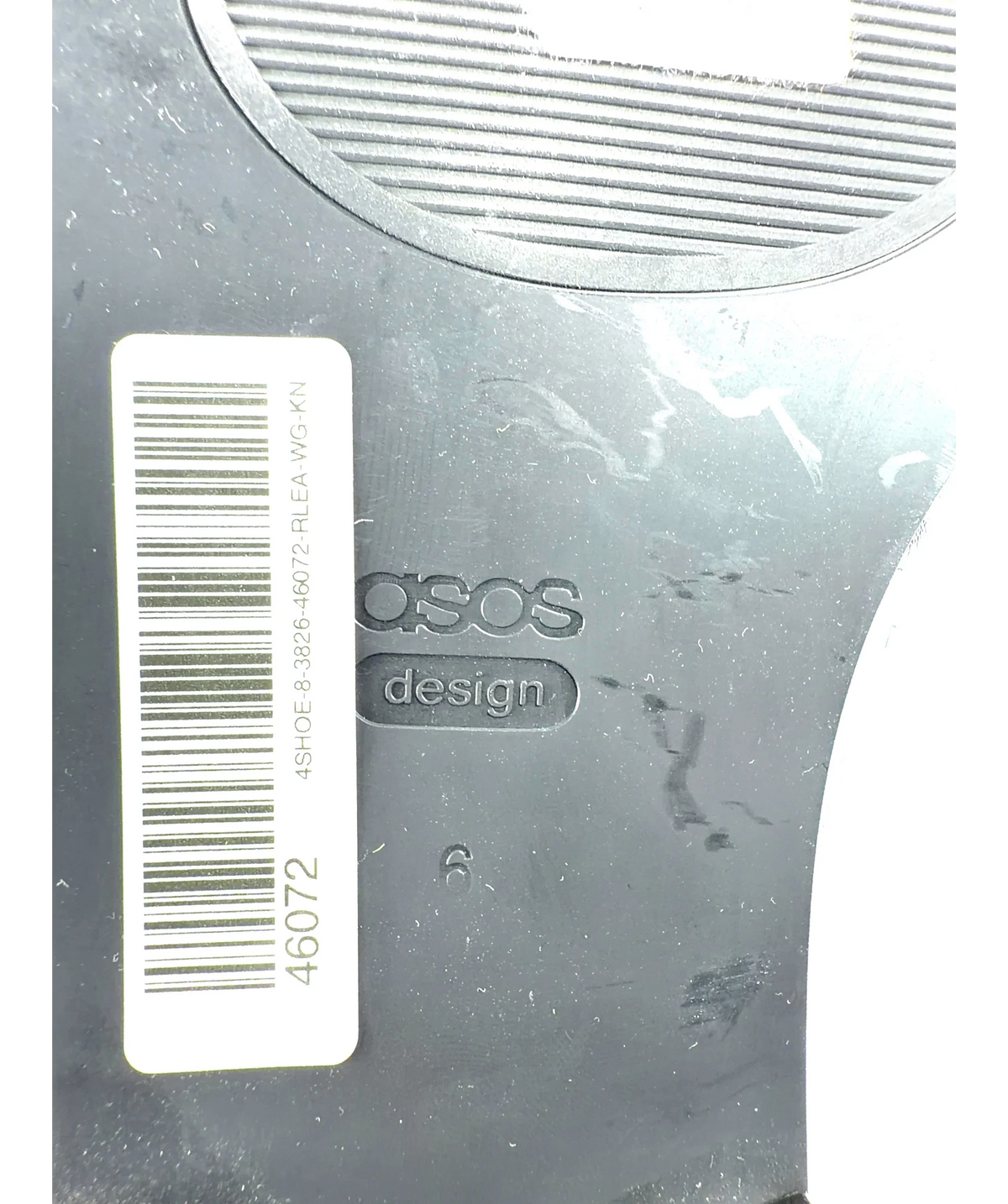 ASOS Black ASOS DESIGN, size UK 6 EU 39 👠 — fabric detail