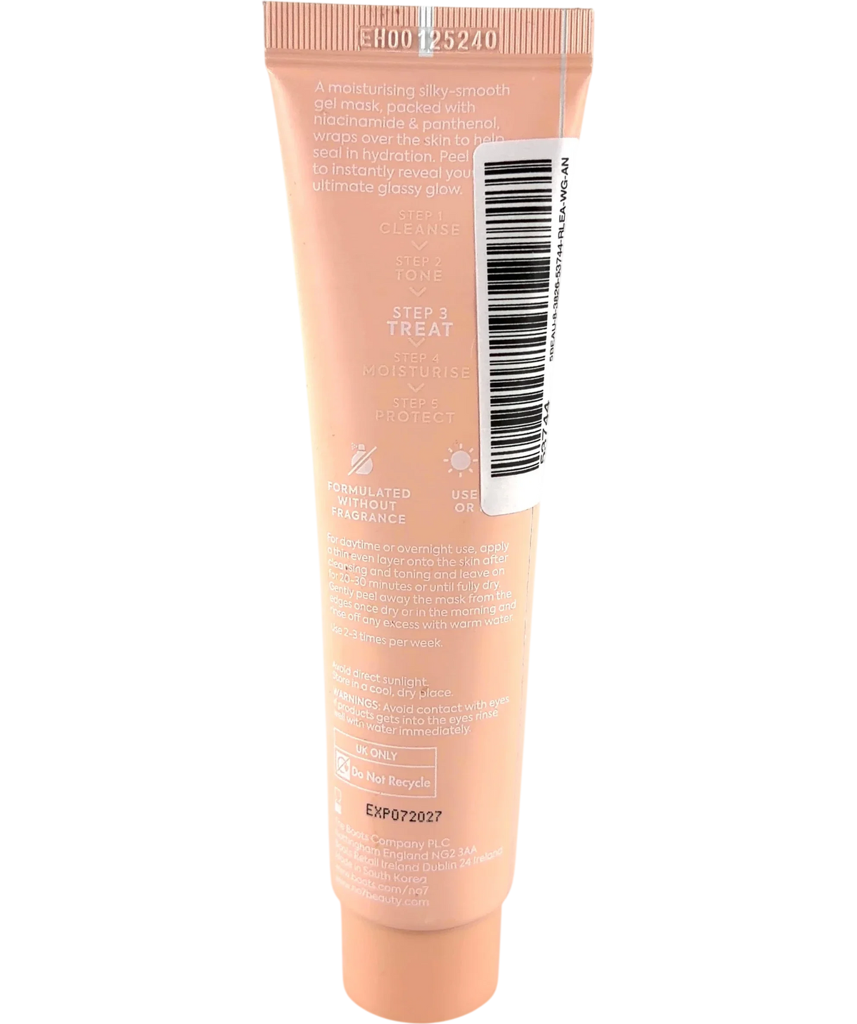 No7 DREAM DRENCH WRAPPING MASK, size 70ml — back