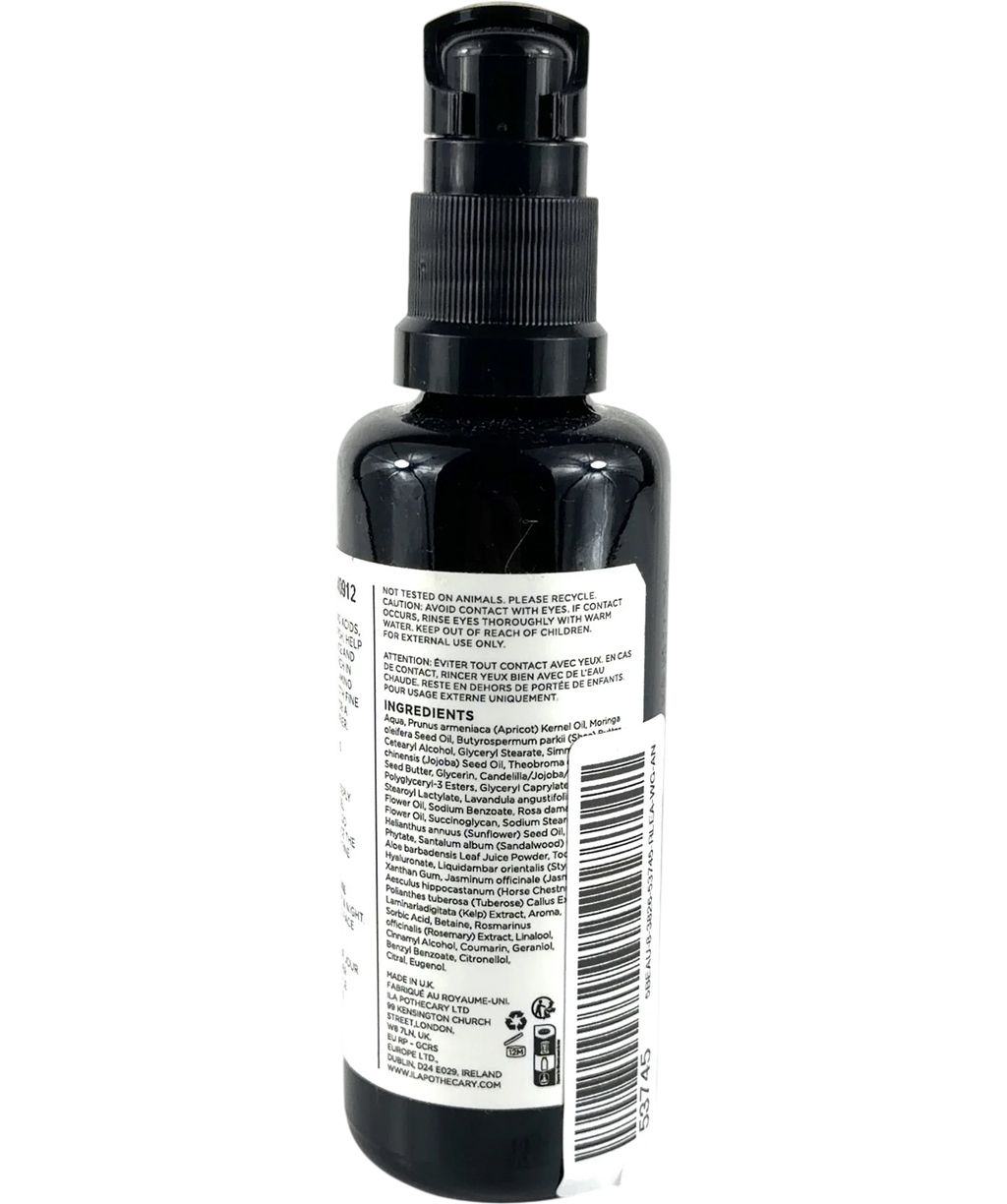 Ilapothecary SUPREME SILK FACE CREAM, size 50ml — back