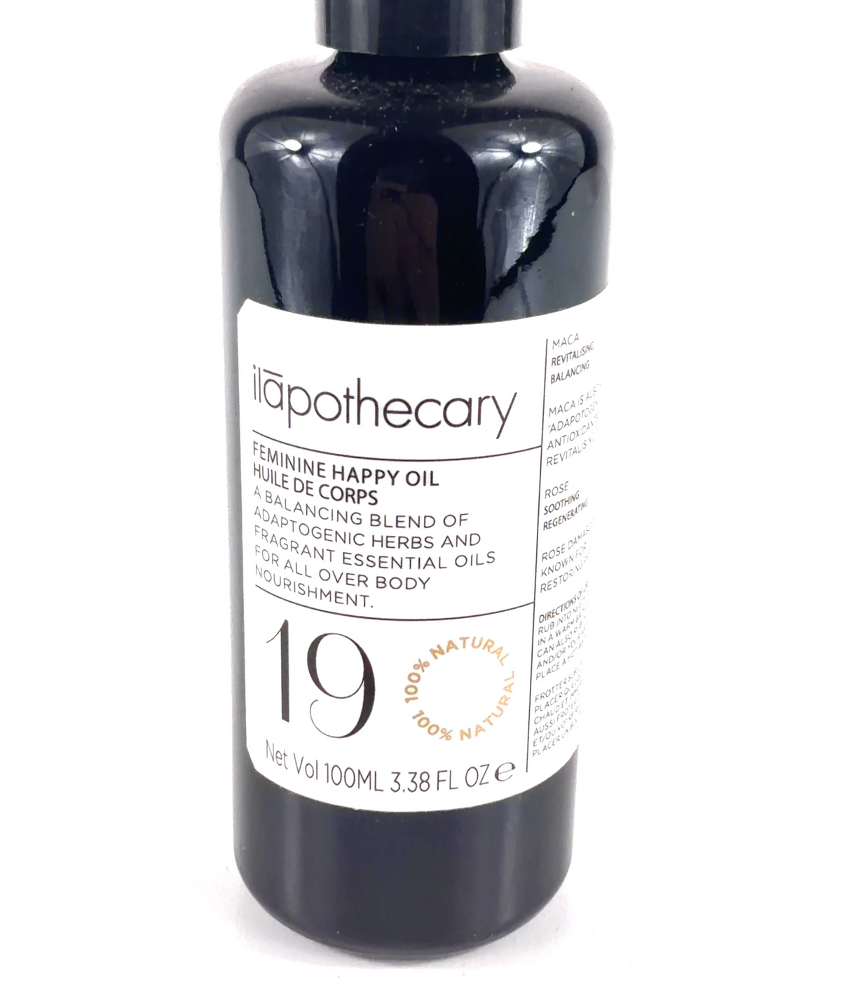 Ilapothecary Formula No. 19, size 100ml — label