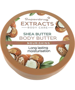Superdrug Extracts Shea Body Butter 200ml, size 200ml — front