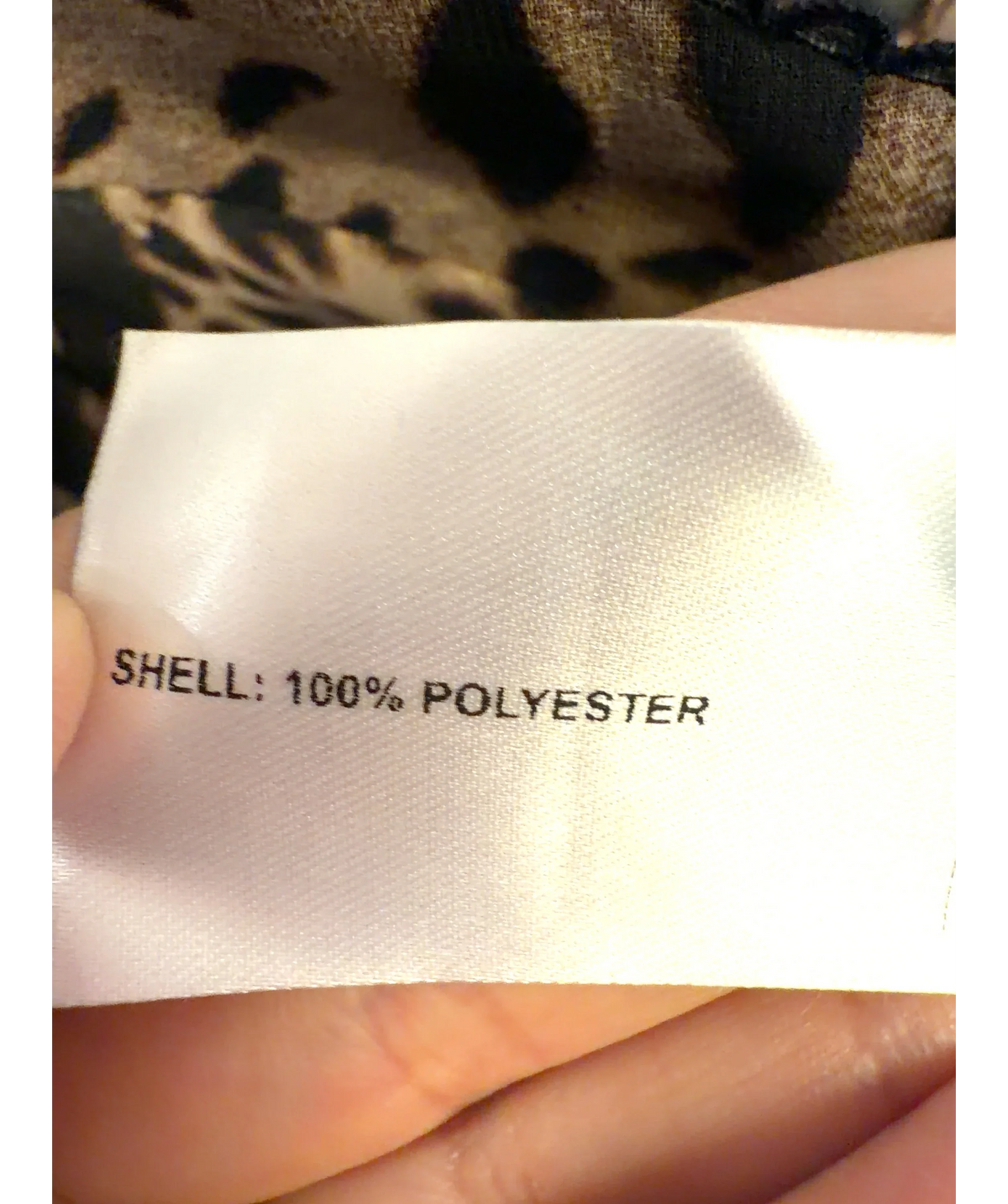 Cider Brown Colour, size UK S — label