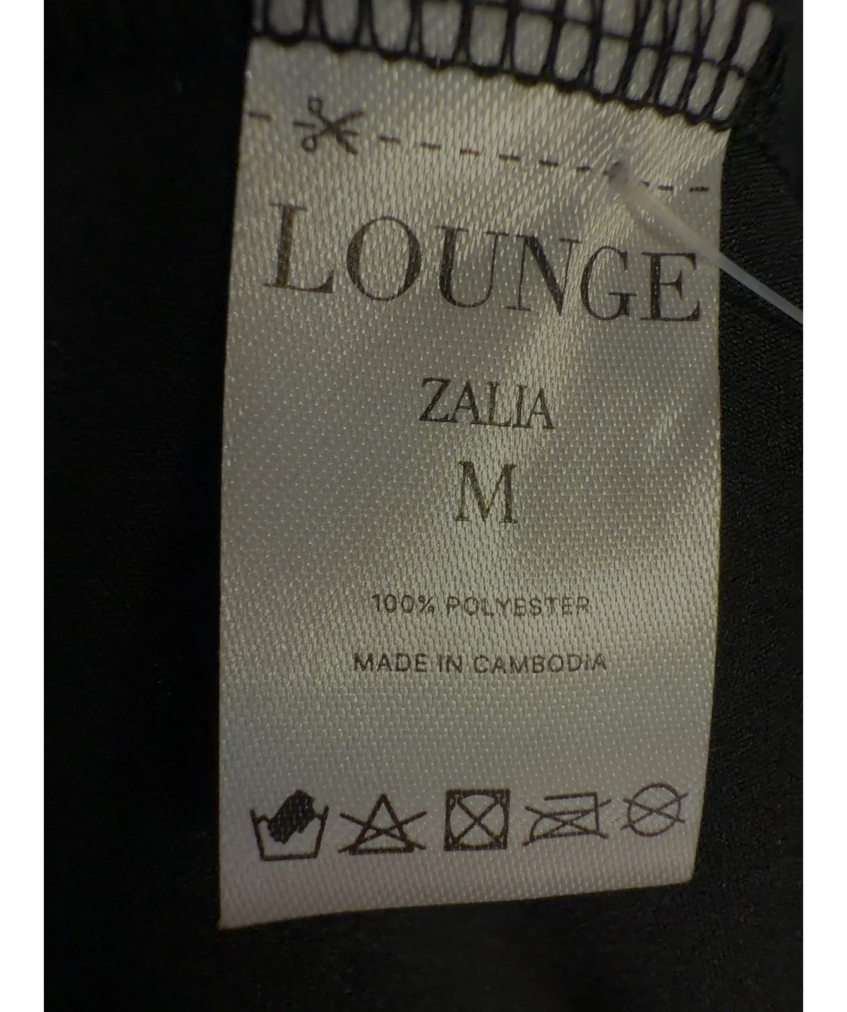 LOUNGE Black Colour, size UK M — detail