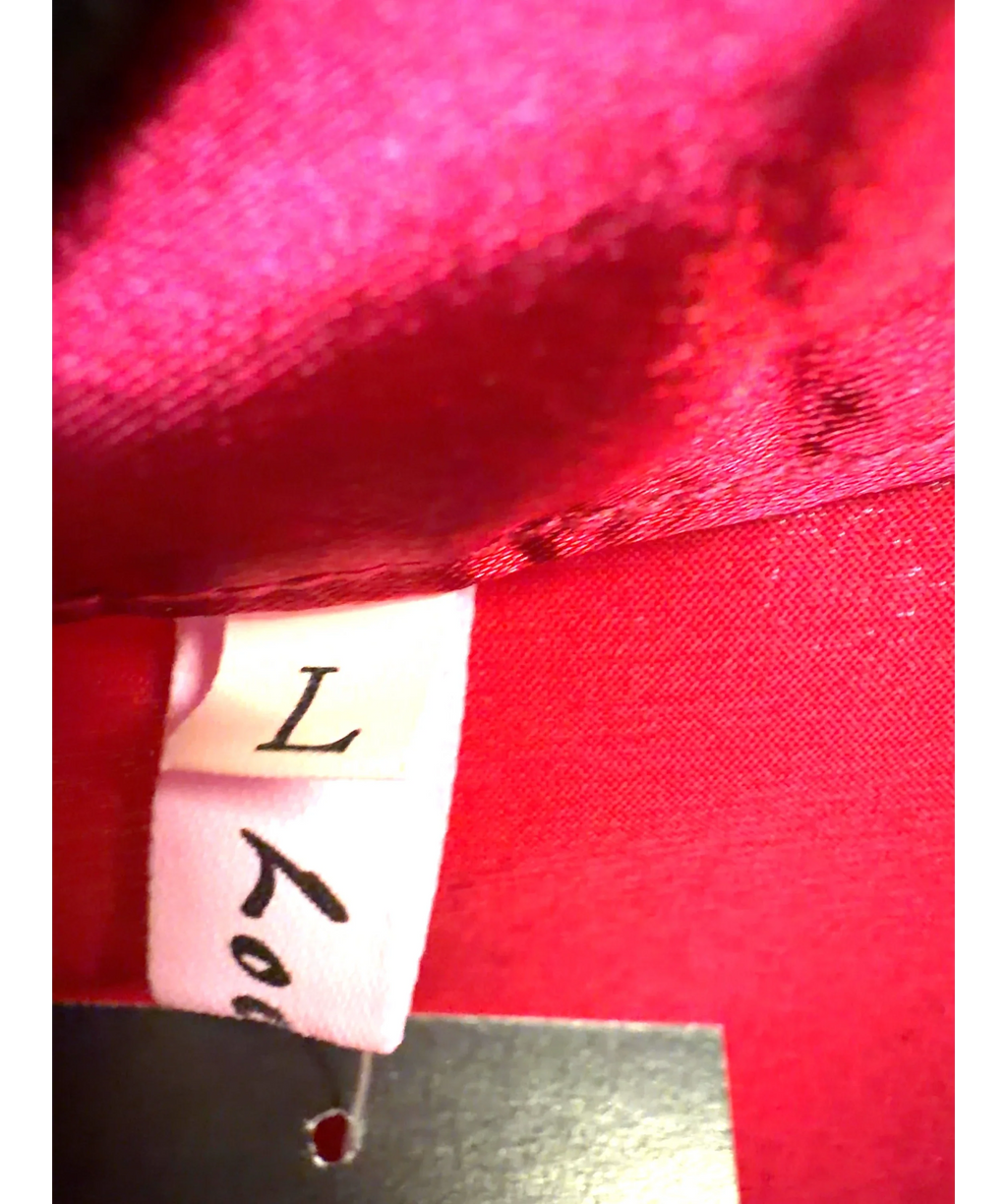 LOVASY Red Colour, size UK L — care label