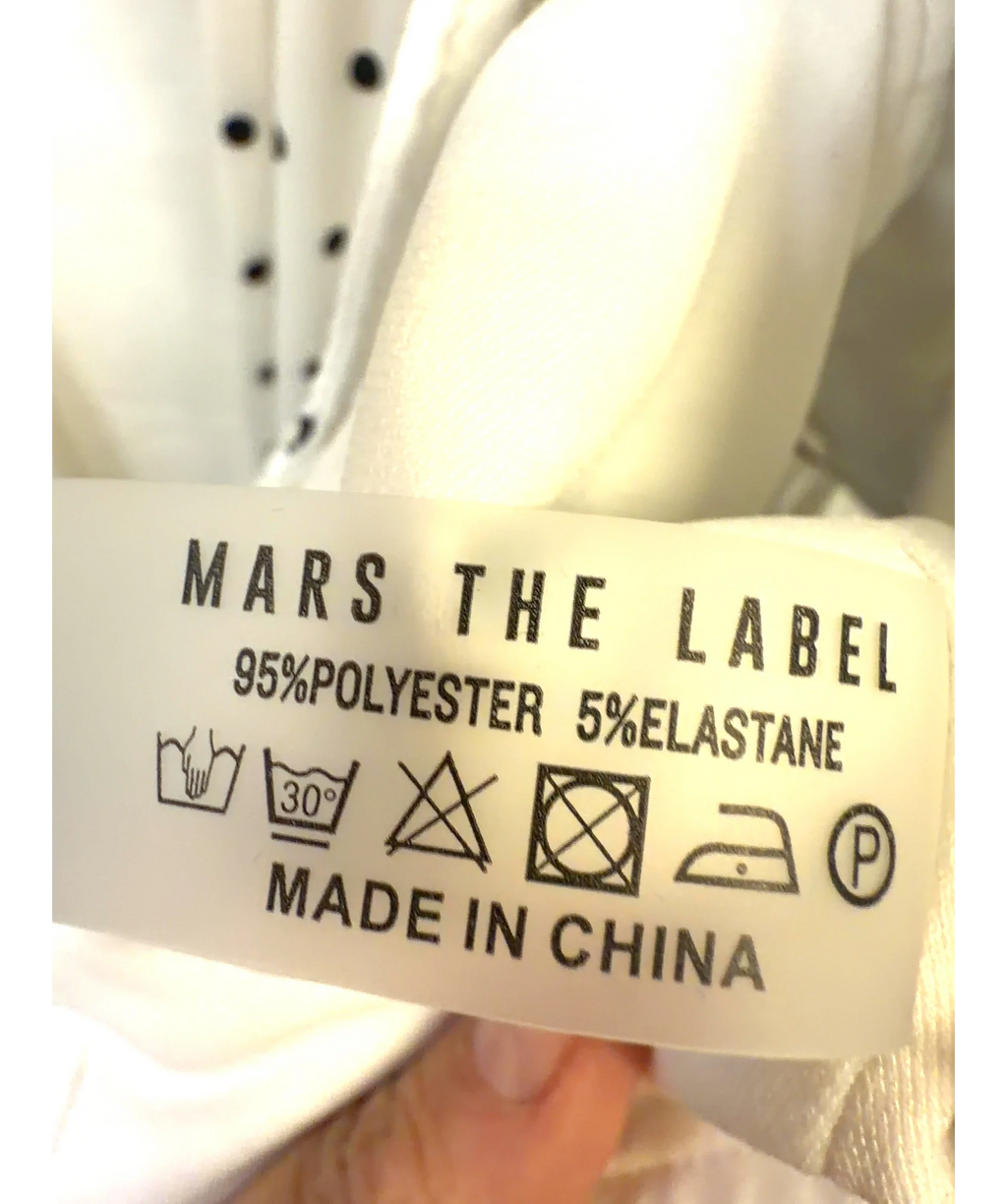 Mars the Label White Colour, size UK 8 — label