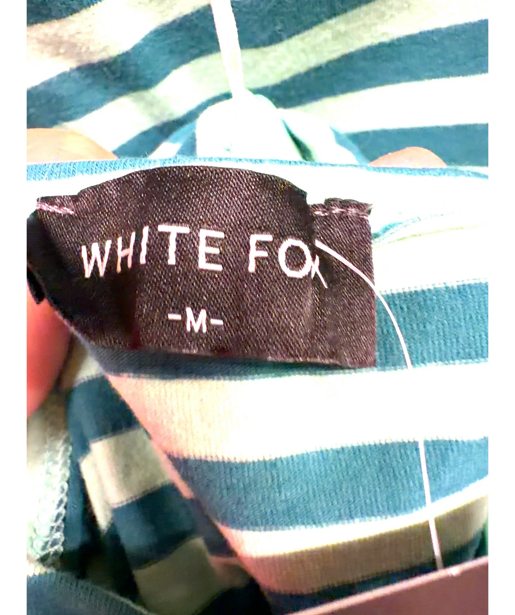 WHITE FOX Green Whispered Secrets Halter Top and Whispered Secrets Mini Shorts, size UK M — detail