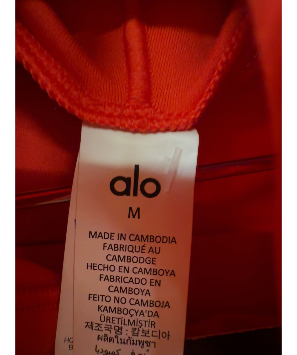 alo yoga Red Colour, size UK M — detail