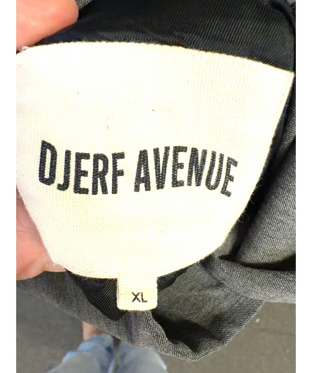 Djerf Avenue Grey Forever Blazer, size UK XL — detail
